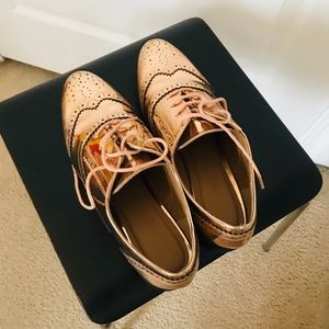 Rose Gold ASOS Oxford Shoes